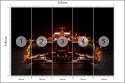 Fototapeta Płonący Bolid F1 Flizelina 520x318 FT-3789-VEXXXXXL