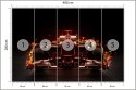 Fototapeta Płonący Bolid F1 Tapeta Samoprzylepna 400x280 FT-3789-SK400-280