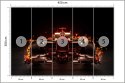 Fototapeta Płonący Bolid F1 Tapeta Samoprzylepna 450x300 FT-3789-SK450-300