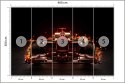 Fototapeta Płonący Bolid F1 Tapeta Samoprzylepna 460x300 FT-3789-SK12