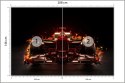Fototapeta Płonący Bolid F1 Flizelina Zmywalna 208x146 FT-3789-VEMLXL