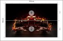 Fototapeta Płonący Bolid F1 Flizelina Zmywalna 254x184 FT-3789-VEML4