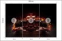 Fototapeta Płonący Bolid F1 Flizelina Zmywalna 300x210 FT-3789-VEML300-210