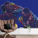 Fototapeta Abstrakcyjna Walka Bokserów Tapeta Samoprzylepna 208x146 FT-3439-SKXL