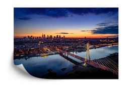 Fototapeta Warszawa Z Lotu Ptaka Flizelina 254x184 FT-2676-V4