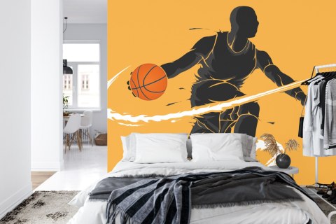 Fototapeta Dryblujący Koszykarz Flizelina Zmywalna 450x300 FT-3116-VEML450-300