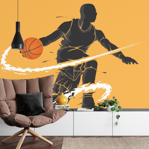 Fototapeta Dryblujący Koszykarz Tapeta Samoprzylepna 368x280 FT-3116-SK10