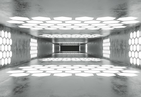 Fototapeta 3D Tunel - Abstrakcja Flizelina Zmywalna 368x254 FT-57-VEML8