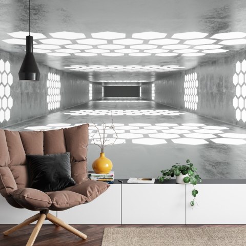 Fototapeta 3D Tunel - Abstrakcja Flizelina Zmywalna 368x254 FT-57-VEML8