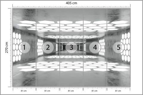 Fototapeta 3D Tunel - Abstrakcja Tapeta Samoprzylepna 405x270 FT-57-SK405-270