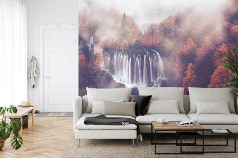 Fototapeta Jesienny Wodospad Flizelina 368x280 FT-563-V10