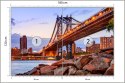 Fototapeta Manhattan Bridge Ny Vinyl Gładki 180x120 FT-619-VG180-120