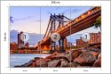 Fototapeta Manhattan Bridge Ny Vinyl Gładki 208x146 FT-619-VGXL