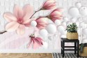 Fototapeta Kolorowa Magnolia Vinyl Strukturalny 180x120 FT-904-VS180-120