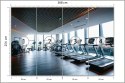 Fototapeta Wnętrze Nowoczesnej Siłowni 3D Flizelina 368x254 FT-3964-V8