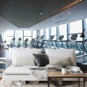 Fototapeta Wnętrze Nowoczesnej Siłowni 3D Flizelina 400x280 FT-3964-VE400-280