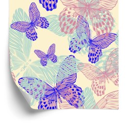 Tapeta Do Kuchni, Kolorowe Motyle, Natura Flizelina 53x1000 TR-2590-VER-53