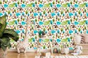 Tapeta Drzewa Zieleń Góry Lisy, Do Pokoju Chłopca Flizelina 53x1000 TR-1782-VER-53