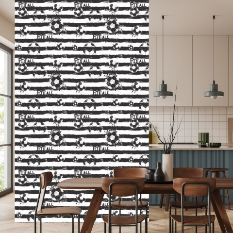 Tapeta Piłki Nożne W Stylu Grunge Flizelina 53x1000 TR-6020-VER-53