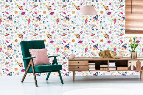 Tapeta Pojazdy Kosmiczne I Planety Flizelina 53x1000 TR-3637-VER-53