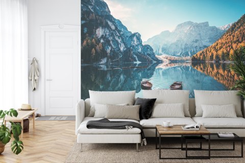 Fototapeta Jezioro Lago Di Braies We Włoszech Tapeta Samoprzylepna 416x290 FT-3932-SKXXXXL