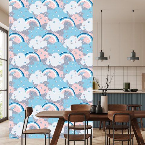 Tapeta Tęcza Z Chmurami Flizelina 53x1000 TR-1777-VER-53