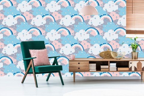 Tapeta Tęcza Z Chmurami Flizelina 53x1000 TR-1777-VER-53