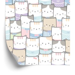 Tapeta Dla Dzieci - Kolorowe Kotki Flizelina 53x1000 TR-1740-VER-53