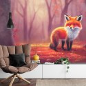 Fototapeta Woodland Fox In Autumn, Created With Ai, Artificial Intelligence Tapeta Samoprzylepna 270x180 FT-448486-SK270-180