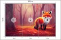 Fototapeta Woodland Fox In Autumn, Created With Ai, Artificial Intelligence Flizelina Zmywalna 300x210 FT-448486-VEML300-210