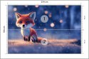 Fototapeta Woodland Fox In Winter Snow, Created With Ai, Artificial Intelligence Flizelina 254x184 FT-448487-V4