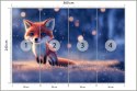 Fototapeta Woodland Fox In Winter Snow, Created With Ai, Artificial Intelligence Tapeta Samoprzylepna 360x240 FT-448487-SK360-24