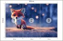 Fototapeta Woodland Fox In Winter Snow, Created With Ai, Artificial Intelligence Flizelina Zmywalna 300x210 FT-448487-VEML300-21