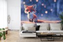 Fototapeta Woodland Fox In Winter Snow, Created With Ai, Artificial Intelligence Flizelina Zmywalna 315x210 FT-448487-VEML315-21