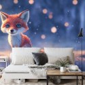 Fototapeta Woodland Fox In Winter Snow, Created With Ai, Artificial Intelligence Flizelina Zmywalna 416x254 FT-448487-VEMLXXXL