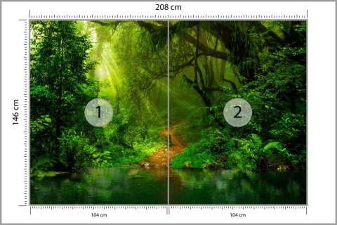 Fototapeta Las Flizelina Zmywalna 208x146 FT-448488-VEMLXL