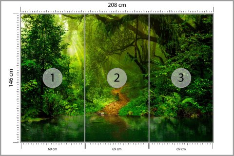 Fototapeta Las Vinyl Strukturalny 208x146 FT-448488-VSXL