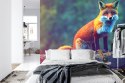 Fototapeta Fox Sitting In The Woods With Weird Eyes Flizelina Zmywalna 520x318 FT-448489-VEMLXXXXXL