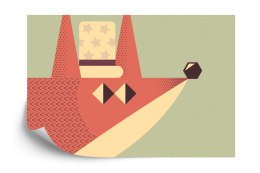 Fototapeta Of A Fox With A Hat Flizelina 368x254 FT-448490-V8