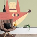 Fototapeta Of A Fox With A Hat Vinyl Strukturalny 180x120 FT-448490-VS180-120