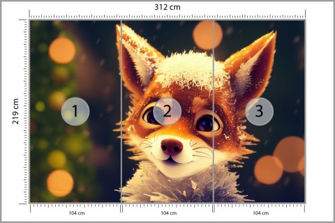 Fototapeta Little Fox Flizelina 312x219 FT-448491-VEXXL