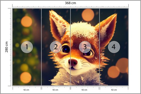 Fototapeta Little Fox Flizelina 368x280 FT-448491-V10