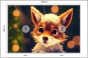 Fototapeta Little Fox Flizelina Zmywalna 180x120 FT-448491-VEML180-120