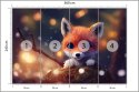 Fototapeta Red Fox Cub In The Snow Flizelina Zmywalna 360x240 FT-448493-VEML360-240