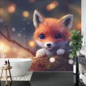 Fototapeta Red Fox Cub In The Snow Vinyl Gładki 270x180 FT-448493-VG270-180