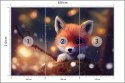 Fototapeta Red Fox Cub In The Snow Vinyl Gładki 300x210 FT-448493-VG300-210