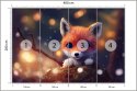Fototapeta Red Fox Cub In The Snow Vinyl Gładki 400x280 FT-448493-VG400-280