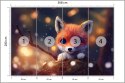 Fototapeta Red Fox Cub In The Snow Vinyl Strukturalny 368x280 FT-448493-VS10