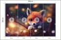 Fototapeta Red Fox Cub In The Snow Flizelina Zmywalna 368x280 FT-448493-VEML10