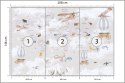 Fototapeta Animals World Map For Kids Wallpaper Design Tapeta Samoprzylepna 208x146 FT-448497-SKXL